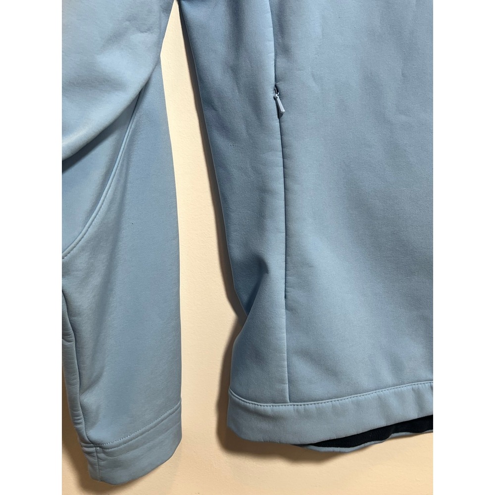 The North Face Womens Apex Bionic Softshell Jacket Light Blue Full Zip Large - Picture 10 of 11